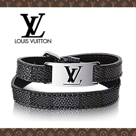 louis vuitton graphite bracelet|louis vuitton couple bracelet.